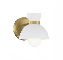 Savoy House Meridian M90101NB - 1-Light Wall Sconce in Natural Brass