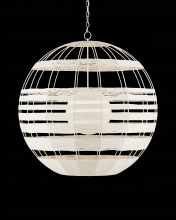 Currey 9000-0835 - Lapsley White Orb Chandelier